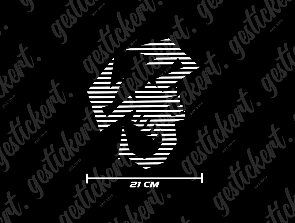 1x Abarth Skorpion Aufkleber für Motorhaube