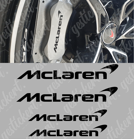 1 Set Bremssattel Aufkleber für McLaren