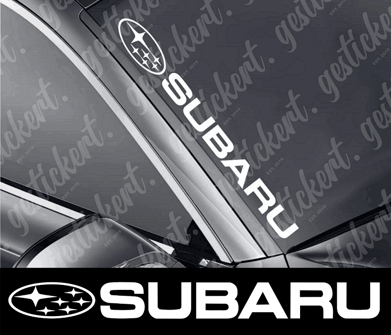 1x 60 cm Subaru Aufkleber für Frontscheibe