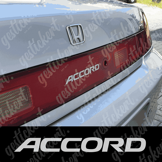 1x Aufkleber für Honda Accord Coupé CG2 / CG4