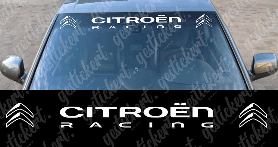 1x 100 cm Racing Aufkleber für Citroen