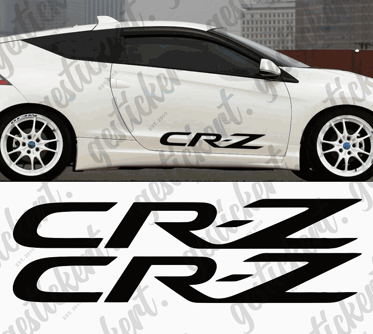 2x Aufkleber für Honda CR-Z