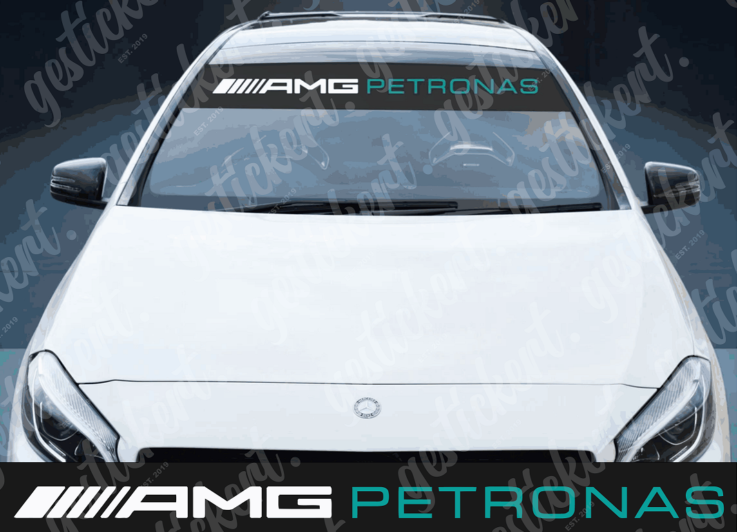 1 Set AMG Carbon Ceramic Aufkleber für Bremssattel – gestickert