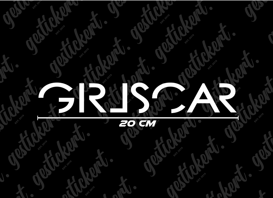 1x 20 cm Girlscar Aufkleber