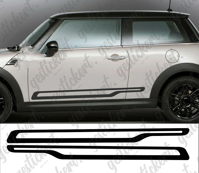 2x Streifen passend für Mini Cooper