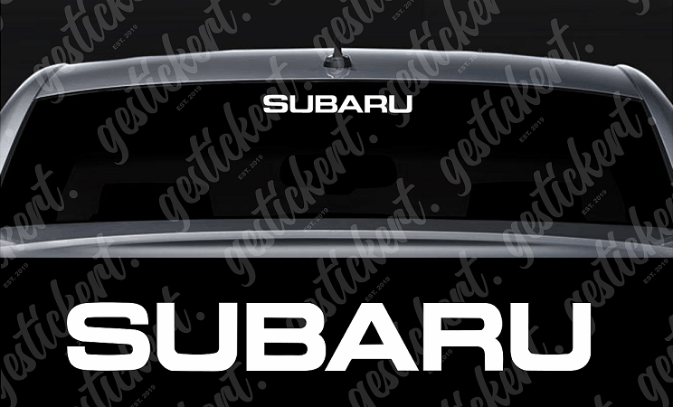 1x 30 cm Aufkleber für Subaru