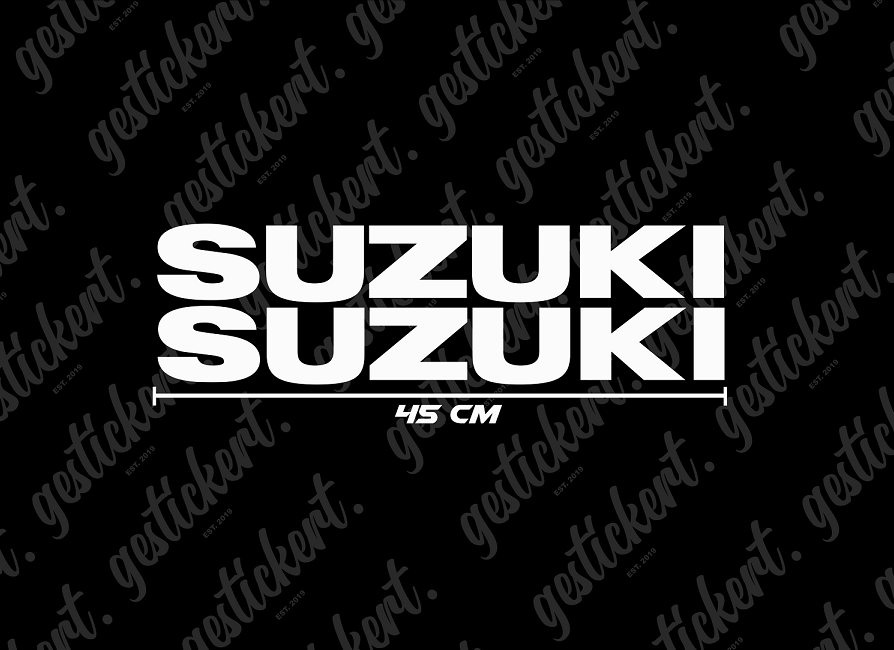 2x 45 cm Aufkleber für Suzuki