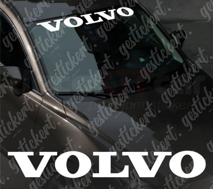 1x 100 cm Aufkleber für Volvo Frontscheibe