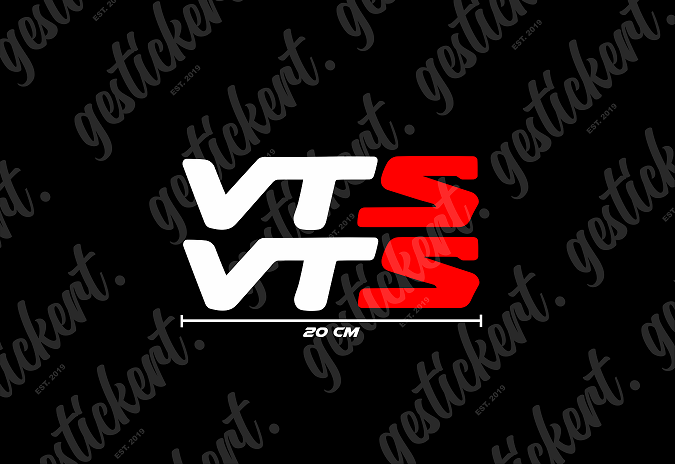 2x 20 cm Aufkleber für Citroen Saxo VTS