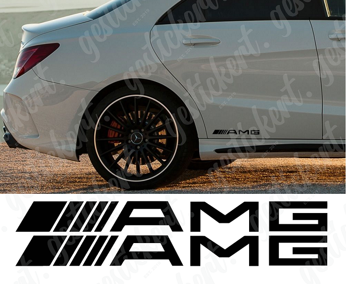 Mercedes AMG Seiten Aufkleber