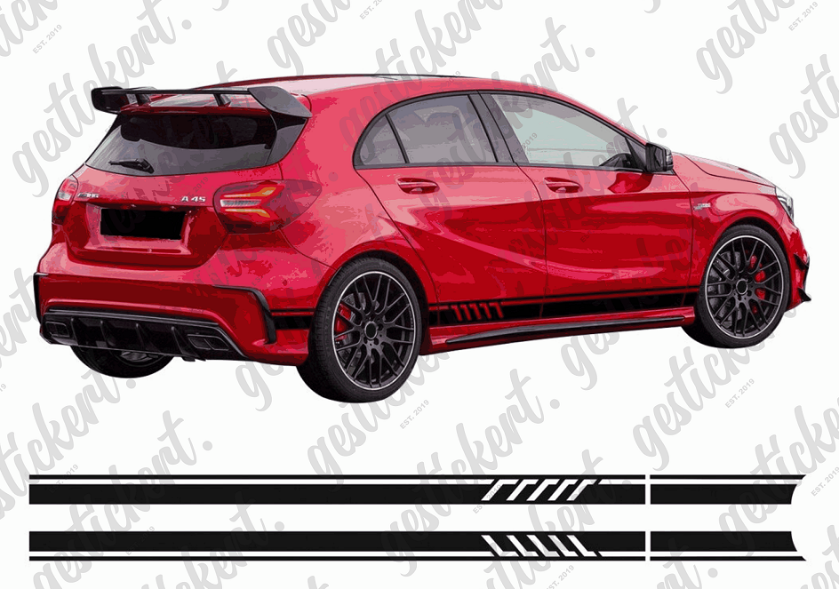 1 Set Edition 1 Streifen für Mercedes A-Klasse / A45 W176
