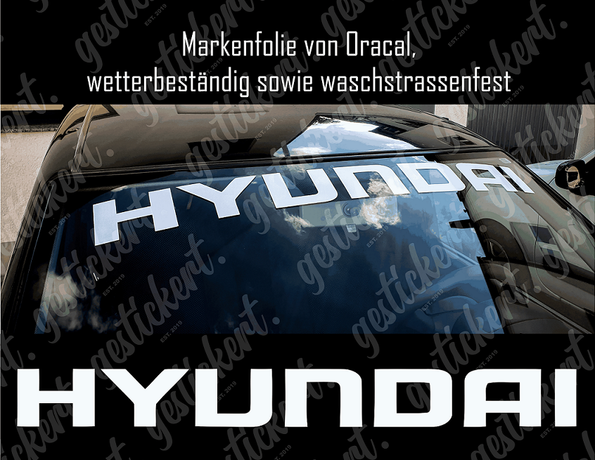 Auto vorne hinten Windschutz scheibe Aufkleber für Hyundai Creta