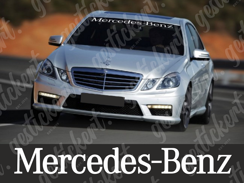 Mercedes AXOR Frontscheibe Aufkleber –