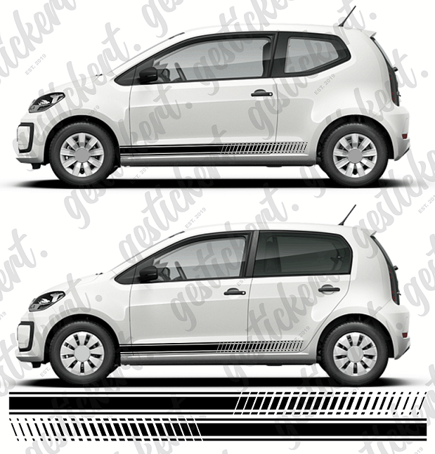 2x Streifen für VW Up Variante 1