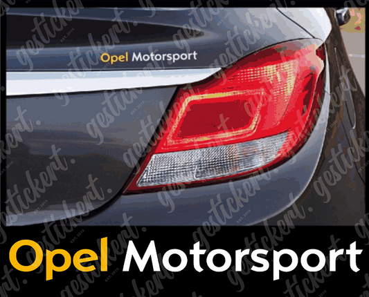 1x 20 cm Opel Motorsport Aufkleber