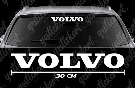 1x 30 cm Aufkleber für Volvo Heckscheibe