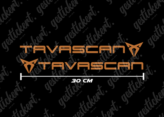 2x 30 cm Aufkleber für Cupra Tavascan