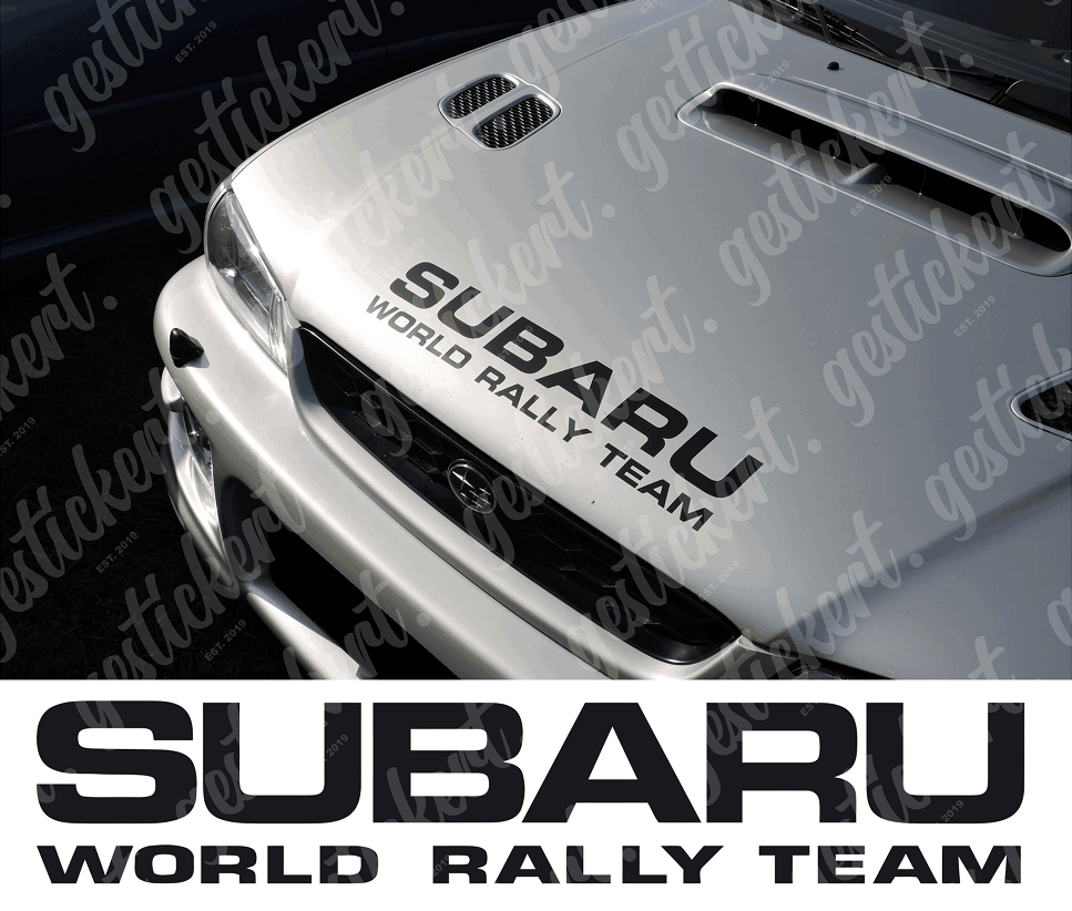 Subaru World Rally Decals
