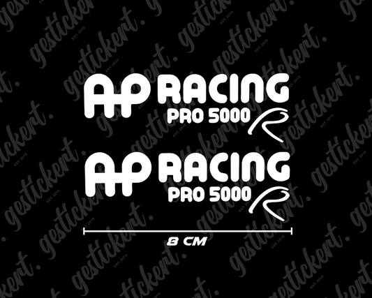 2x AP Racing Pro 5000 R Bremssattelaufkleber