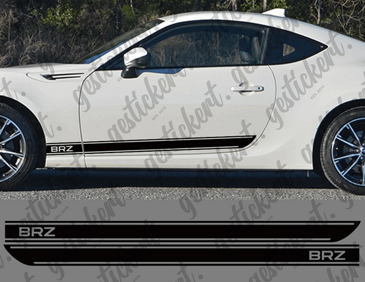 2x Streifen Aufkleber für Subaru BRZ