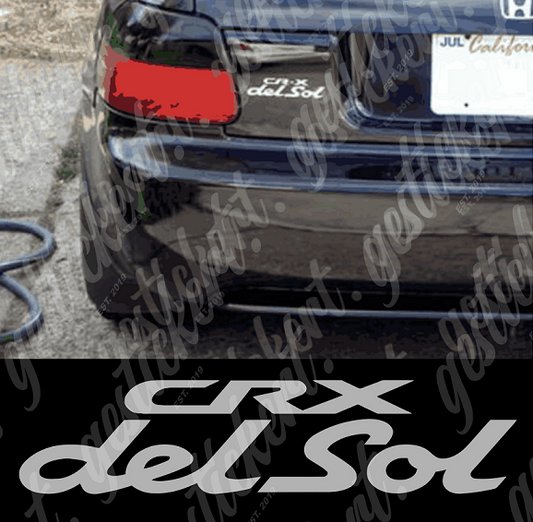 1x Aufkleber für Honda CRX del Sol EH6 / EG2