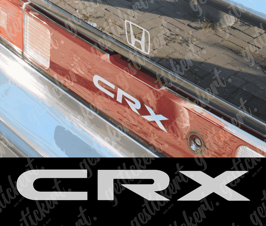 1x Aufkleber für Honda CRX ED