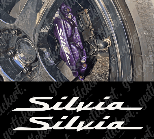 4x Bremssattelaufkleber passend für Nissan Silvia