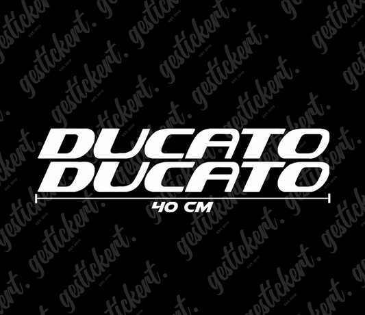 2x 40 cm Aufkleber für Fiat Ducato