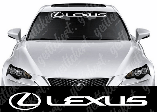1x 80 cm Aufkleber für Lexus Frontscheibe