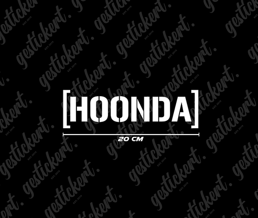 1x 20 cm Hoonda Aufkleber für Honda