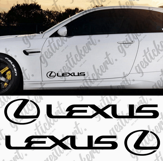 2x 40 cm Aufkleber für Lexus