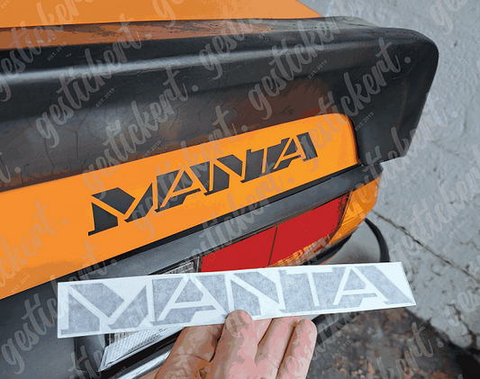 1x Aufkleber passend für Opel Manta