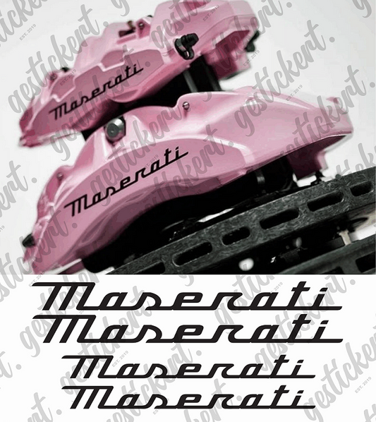 1 Set Bremssattelaufkleber für Maserati