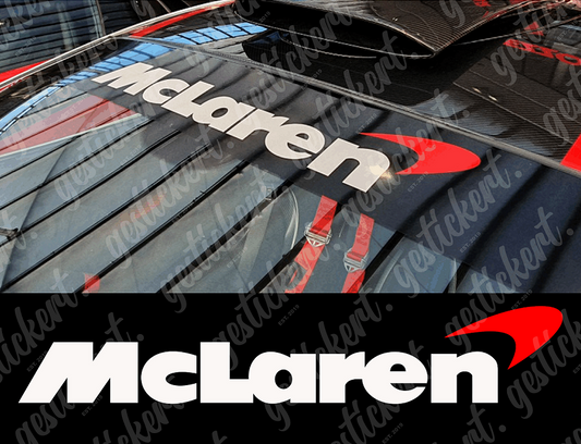 1x 70 cm Aufkleber für Frontscheibe für McLaren