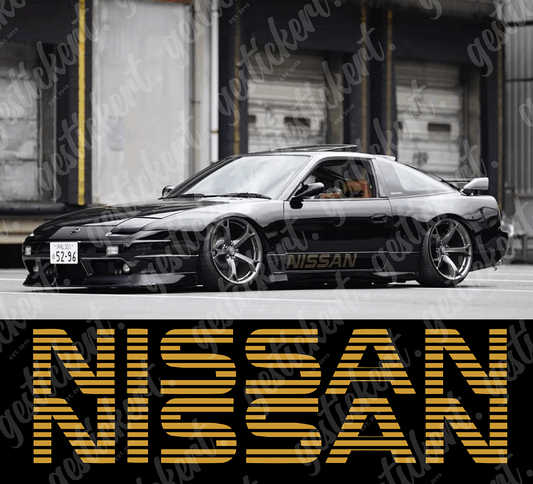 2x 90 cm Aufkleber für Nissan