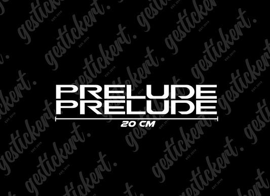 2x 20 cm Aufkleber für Honda Prelude