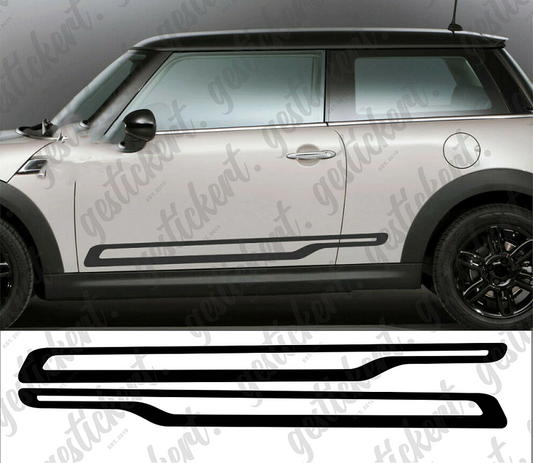 2x Streifen passend für Mini Cooper