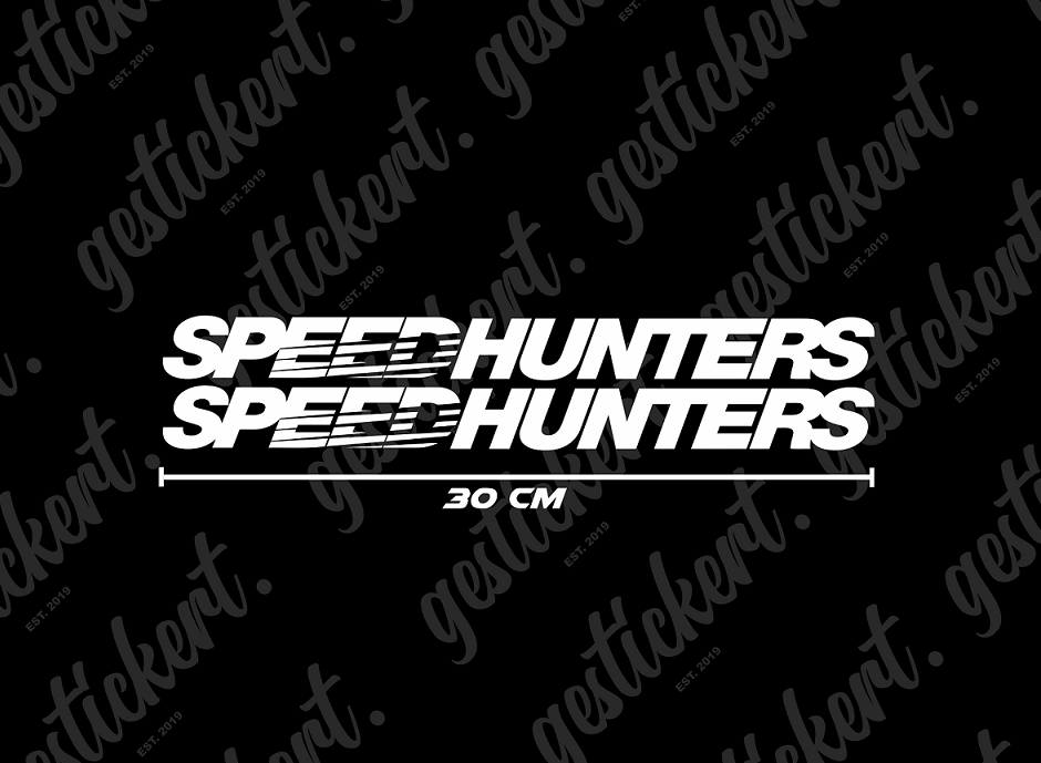 2x 30 cm Speedhunters Aufkleber