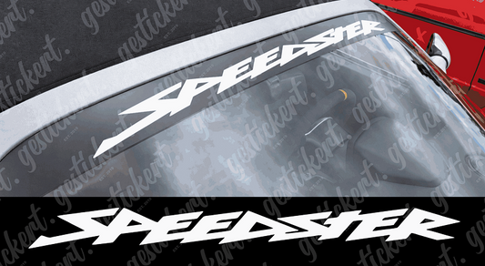 1x 90 cm Aufkleber für Opel Speedster Frontscheibe