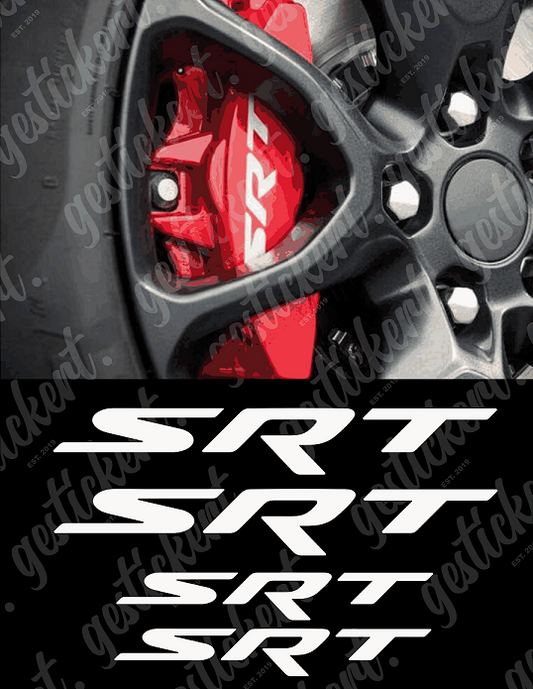 1 Set SRT Aufkleber für Bremssattel