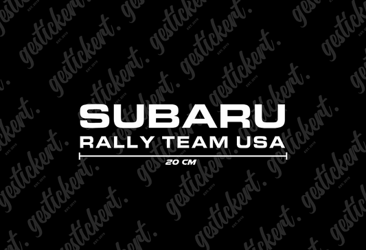 1x 20 cm Subaru Rally Team USA Aufkleber