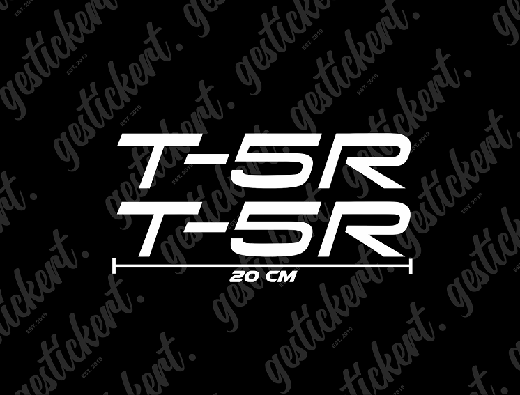 2x 20 cm T-5R Aufkleber für Volvo