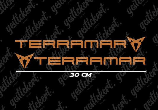 2x 30 cm Aufkleber für Cupra Terramar