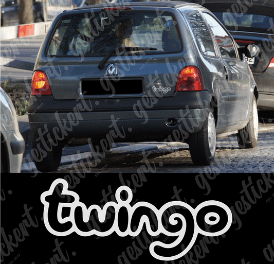 1x Aufkleber für Renault Twingo
