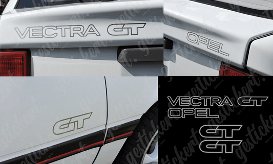 1 Set Aufkleber für Opel Vectra A GT