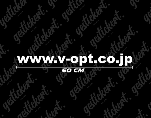 1x 60 cm www.v-opt.co.jp Aufkleber