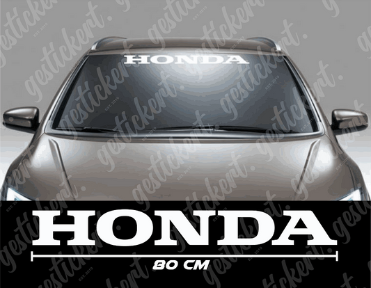 1x 80 cm Frontscheiben Aufkleber für Honda