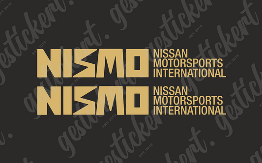 2x 20 cm Nismo Aufkleber für Nissan