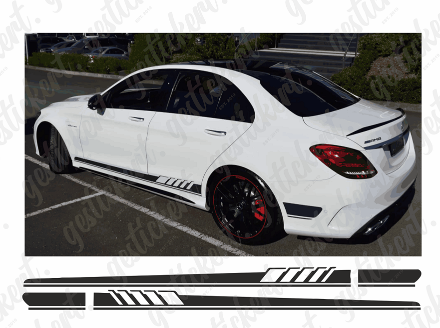 2x Edition 1 Streifen für Mercedes C-Klasse / C63 W205