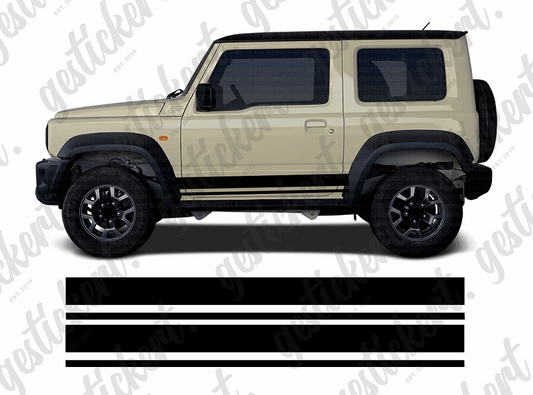 2x Streifen passend für Suzuki Jimny GJ
